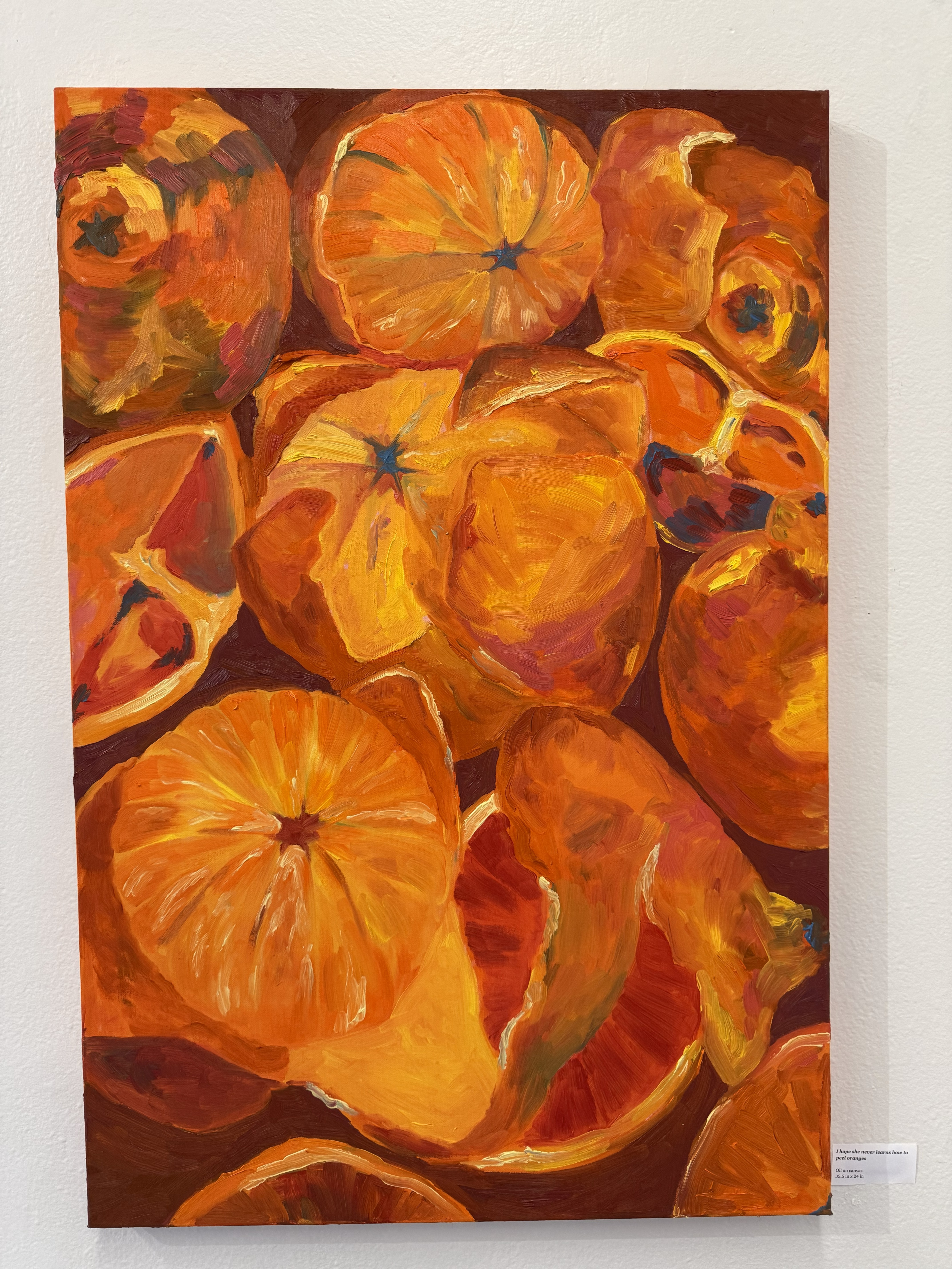 A painting of Oranges